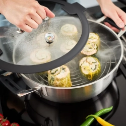 Roesle Форма для запекания Silence Pro 28 см с паровой вставкой