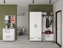 Тумба Модена МТ-31 белый/венге