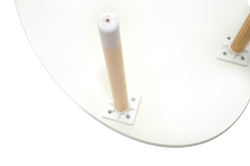 Детский стол Бельмарко Stumpa овал белый