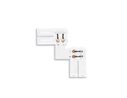 Ambrella Соединитель угловой L для светодиодной ленты 5050 12/24V (2 конт.) GS6551 (10шт) LED Strip GS6551