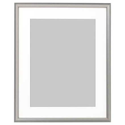 IKEA SILVERHÖJDEN  (ИКЕА СИЛВЕРХÖЙДЕН)  -  Рамка, серебро, 40x50 см