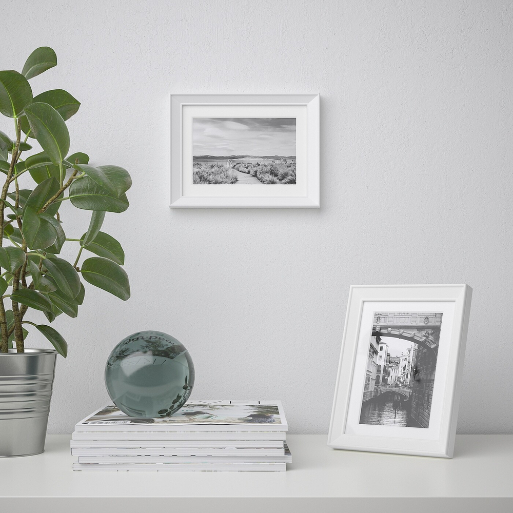 IKEA KNOPPÄNG  (ИКЕА КНОППÄНГ)  -  Рамка, белая, 13x18 см