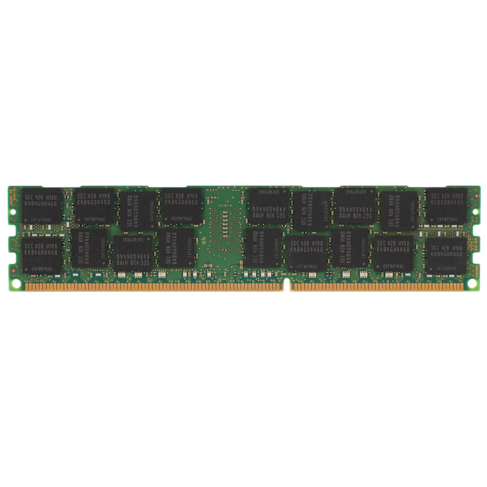 Серверная оперативная память DIMM DDR3L 16Gb, 1600Mhz, Samsung ECC REG CL11 1.35V (M393B2G70QH0-YK0)
