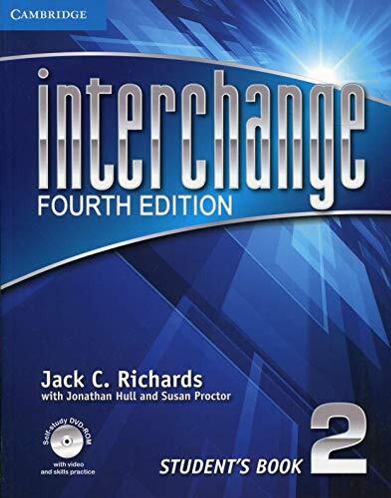 Interchange Fourth Edition 2 Student&#39;s Book with Self-study DVD-ROM