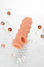 Насадка Kokos с дополнительной стимуляцией телесная 10 см