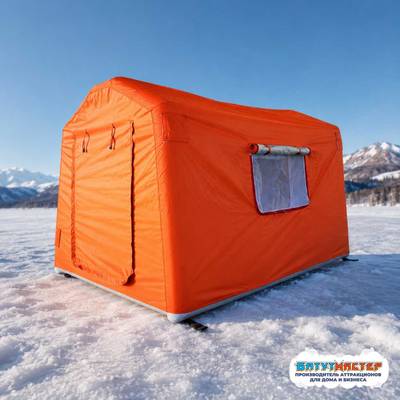 Зимняя надувная палатка утепленная «Таёжное зимовье», 2×1,3×1,5 м