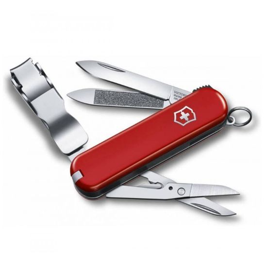 Складной нож Victorinox Мод. Nail Clip 580 красный (65 мм) - 9 функций