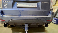 Фаркоп Бизон на Subaru Forester FA 0210-E (с 2007 по 2013 г.в.) (паспорт и сертификат в комплекте)(без электрики)