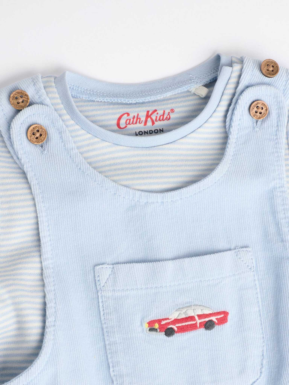 Боди с длинным рукавом и комбинезон в комлекте для малышей Next B59-157, Голубой