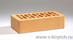 Кирпич лицевой Воротынский одинарный абрикосовый, гладкий