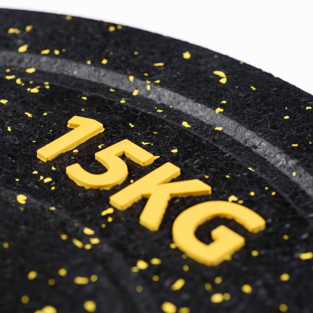 Диск для штанги (резиновая крошка) D51 мм PROFI-FIT 15 кг