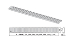 Решетка для водоотводящего желоба Alcaplast LINE-650L