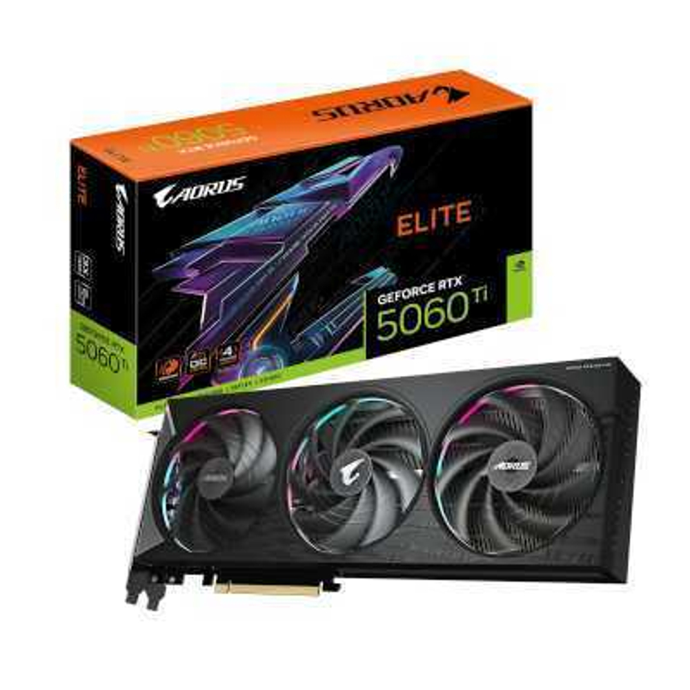 Видеокарта GigaByte nVidia GeForce RTX 5060 Ti 16Gb GV-N506TAORUS E-16GD 1.0