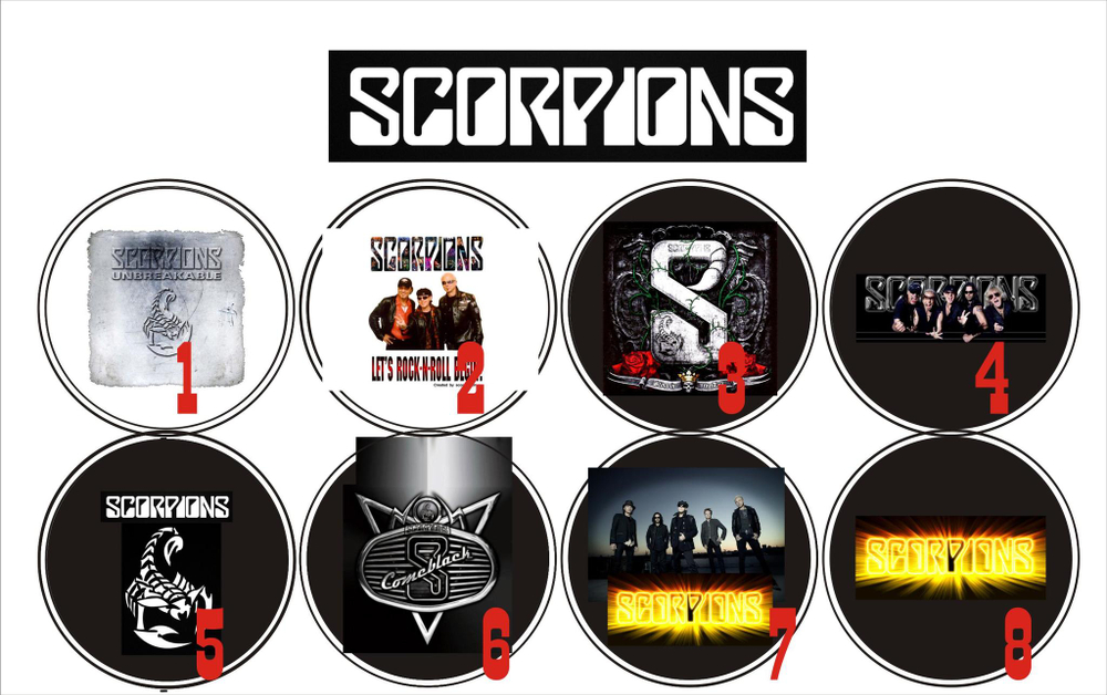 Значок Scorpions ( в ассортименте )