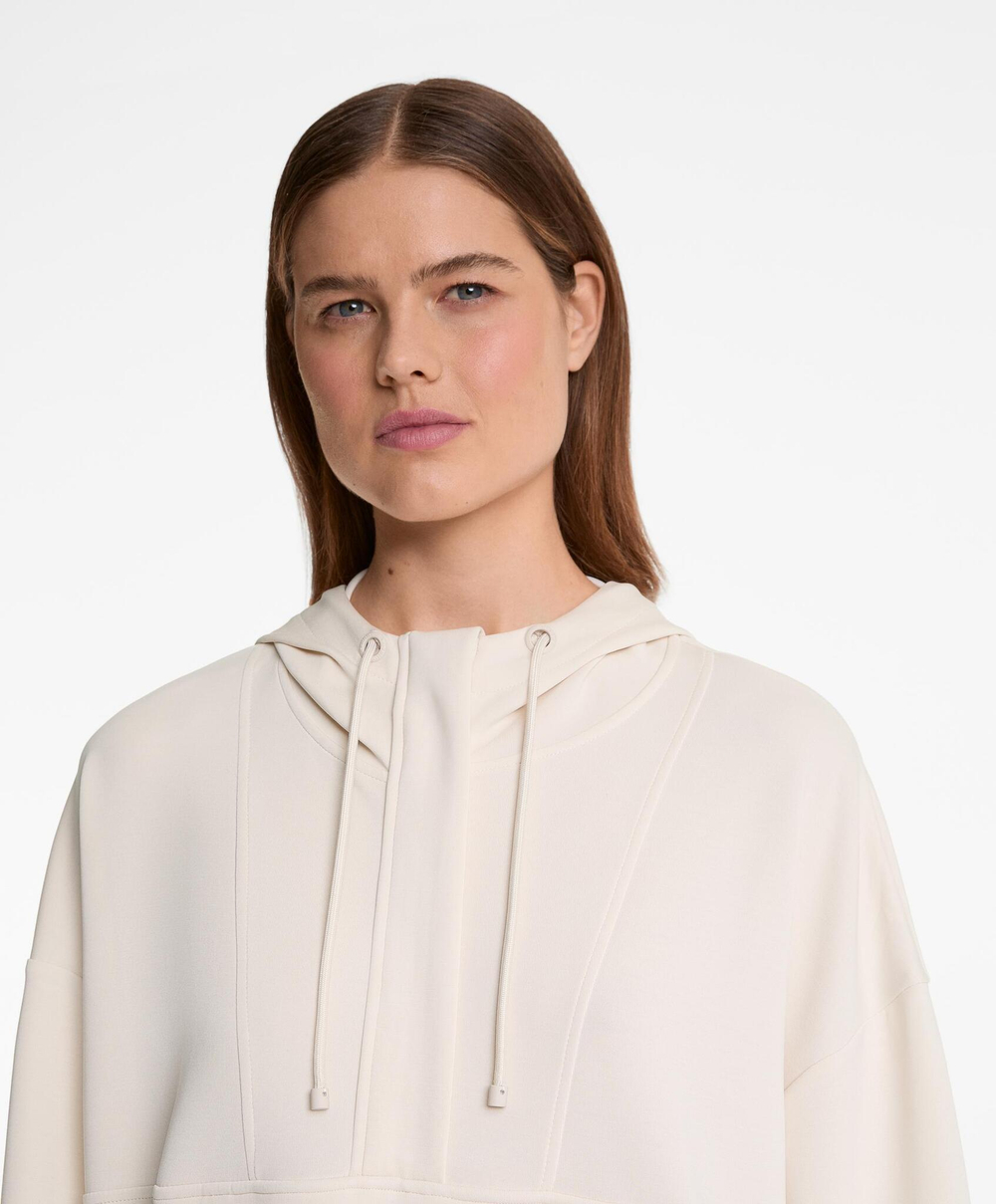 Oysho Толстовка оверсайз с модалом, бежевый