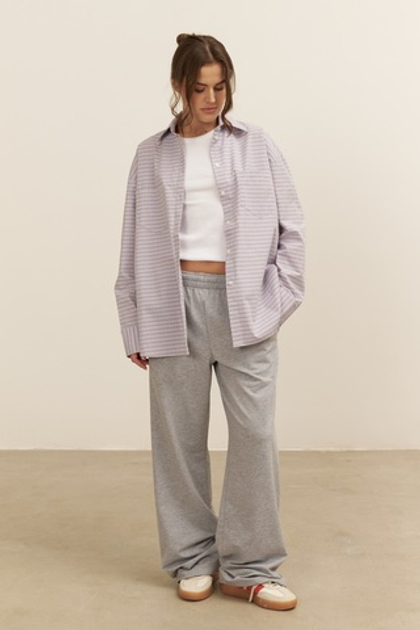 Рубашка 07, фиолетовая