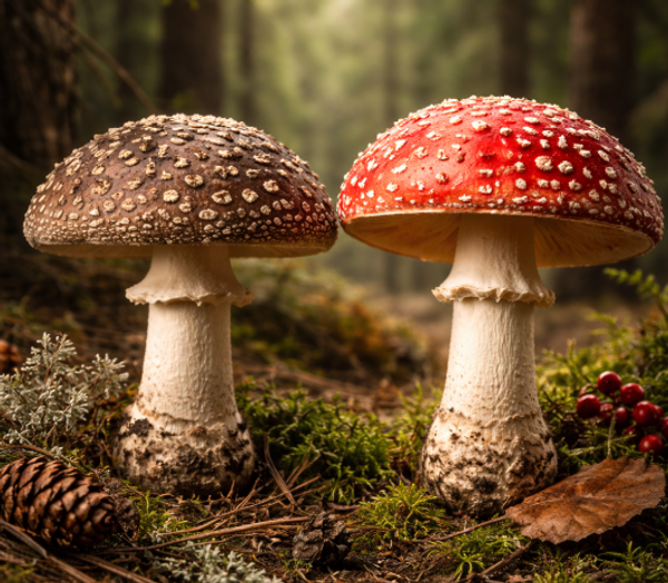 Пантерный мухомор: мифы и правда. Чем он отличается от красного