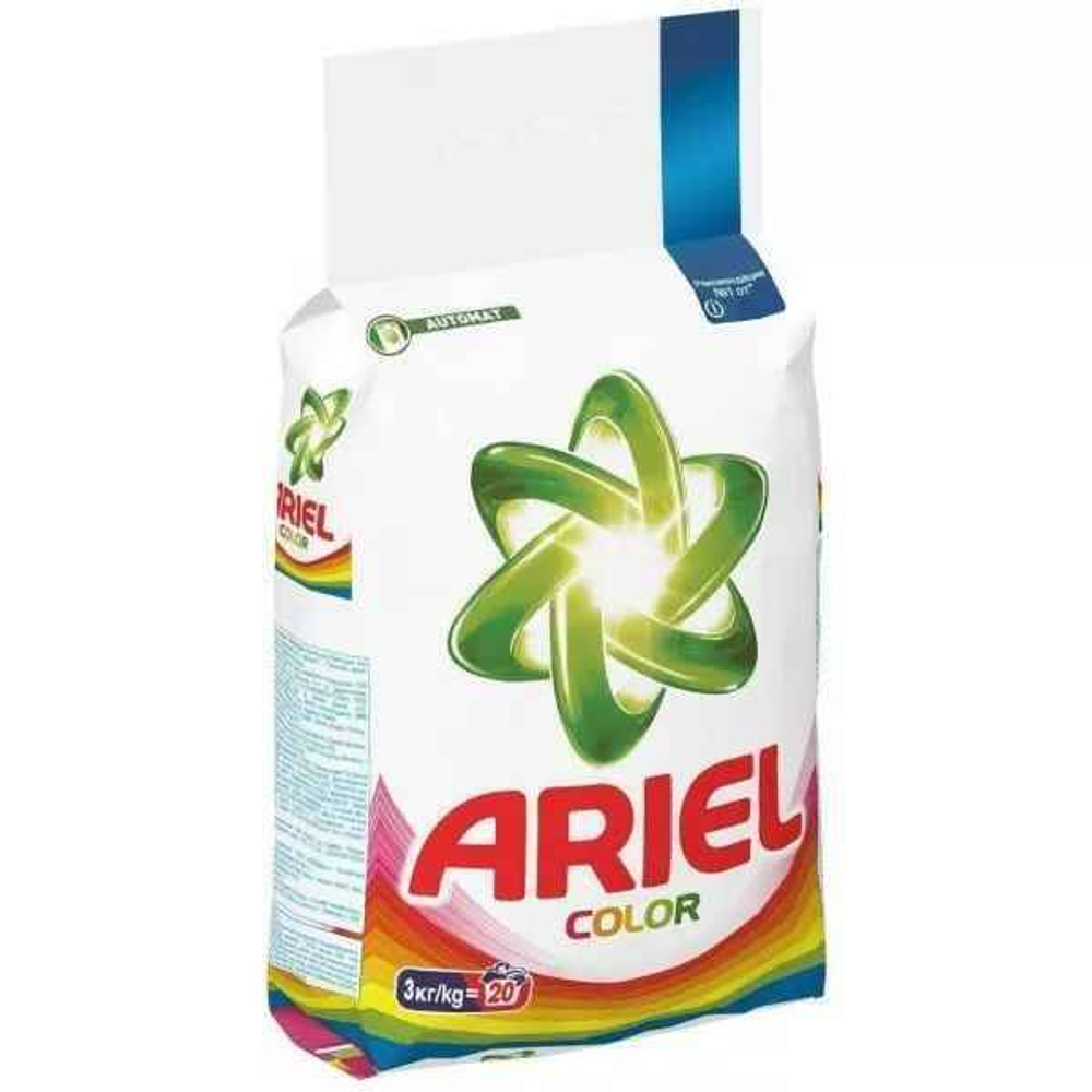 Порошок стиральный д/машины-автомат Ariel 3кг Color