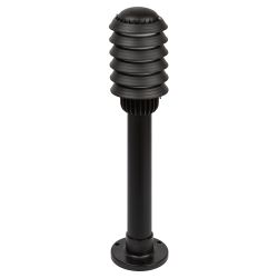 Садово-парковый светильник ЭРА НТУ 01-60-014 Поллар напольный черный IP54 Е27 max60Вт h650мм | Садово-парковые светильники