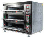 Печь хлебопекарная Miratek BK-39G + каменный под (3 яруса) + пароувлажнение