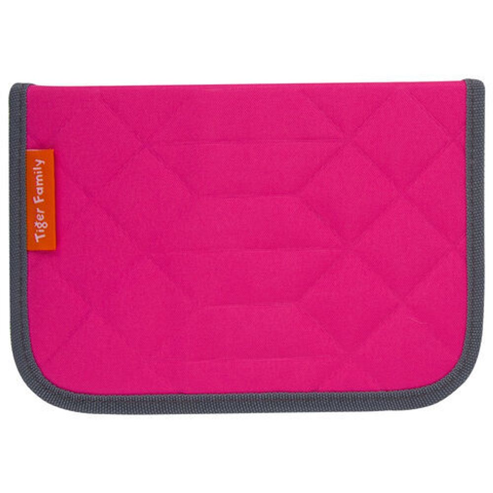 Пенал TIGER FAMILY 1 отделение, 2 откидные планки, ткань, "Pink Lemonade", 20х14х4 см, 228951, TGRW-012C1E