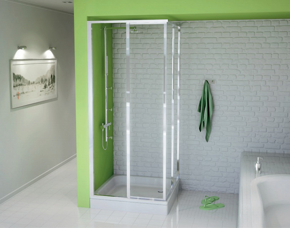 Душевой поддон BLB 80х80х14,5 стальной квадратный (CF80)