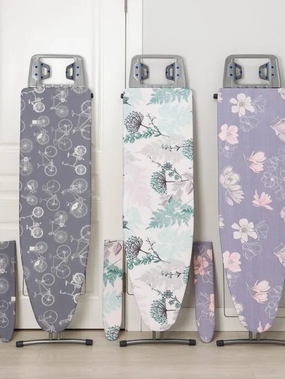 Доска гладильная Nika «Ника 3+», 122×35 см, два положения высоты 70,85 см, рисунок МИКС