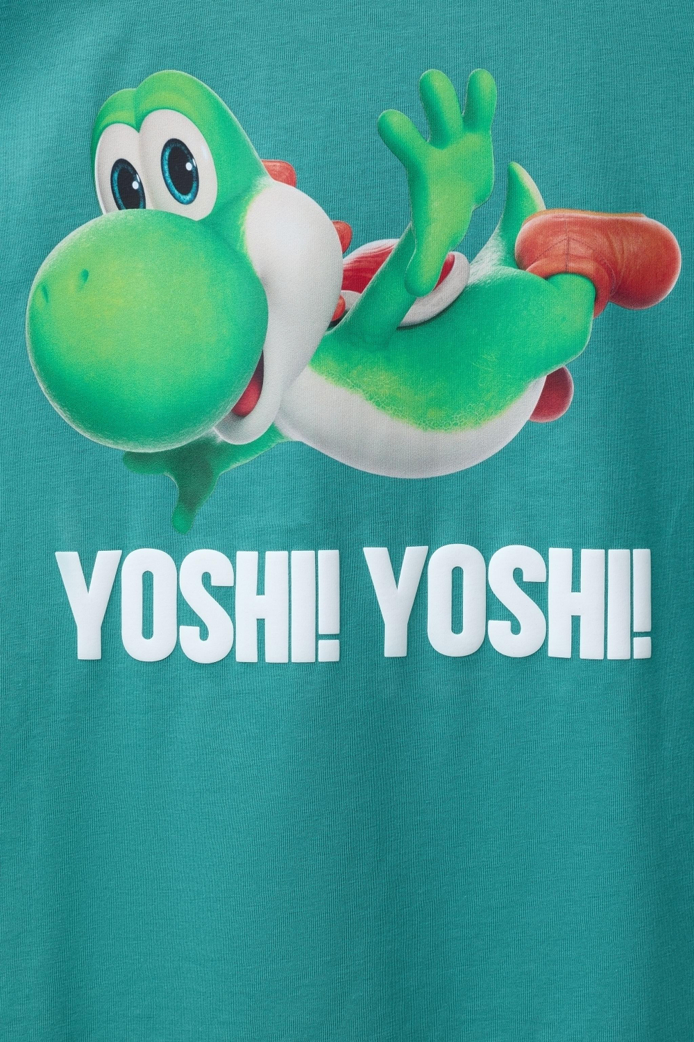 ZARА ФУТБОЛКА YOSHI SUPER MARIO BROS ™ © NINTENDO, ЗЕЛЕНОВАТО-СИНИЙ