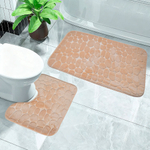 Комплект ковриков для ванной 50*80/40*50см из микрофибры "Stenar" Blabar, бежевый