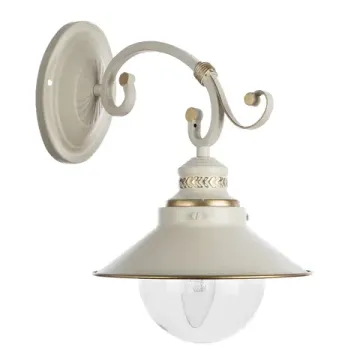 Бра 1*E27 A4577AP-1WG белый/янтарный GRAZIOSO Arte Lamp