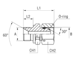 Соединение PFN BSP 1" BSP 3/4"