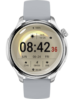 Смарт часы PARASMART Zilex M13 (силиконовый ремешок, серебристый)