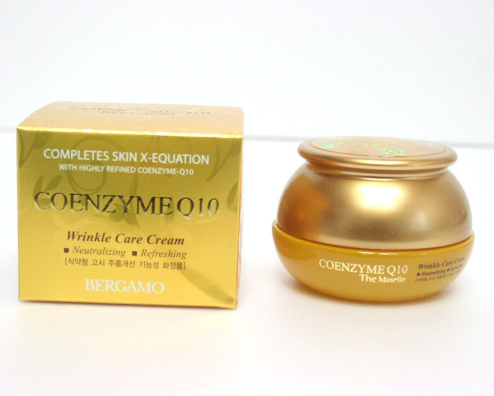 Крем для лица с коэнзимом Q10 BERGAMO Coenzyme Q10 Wrinkle Care Cream 50 мл