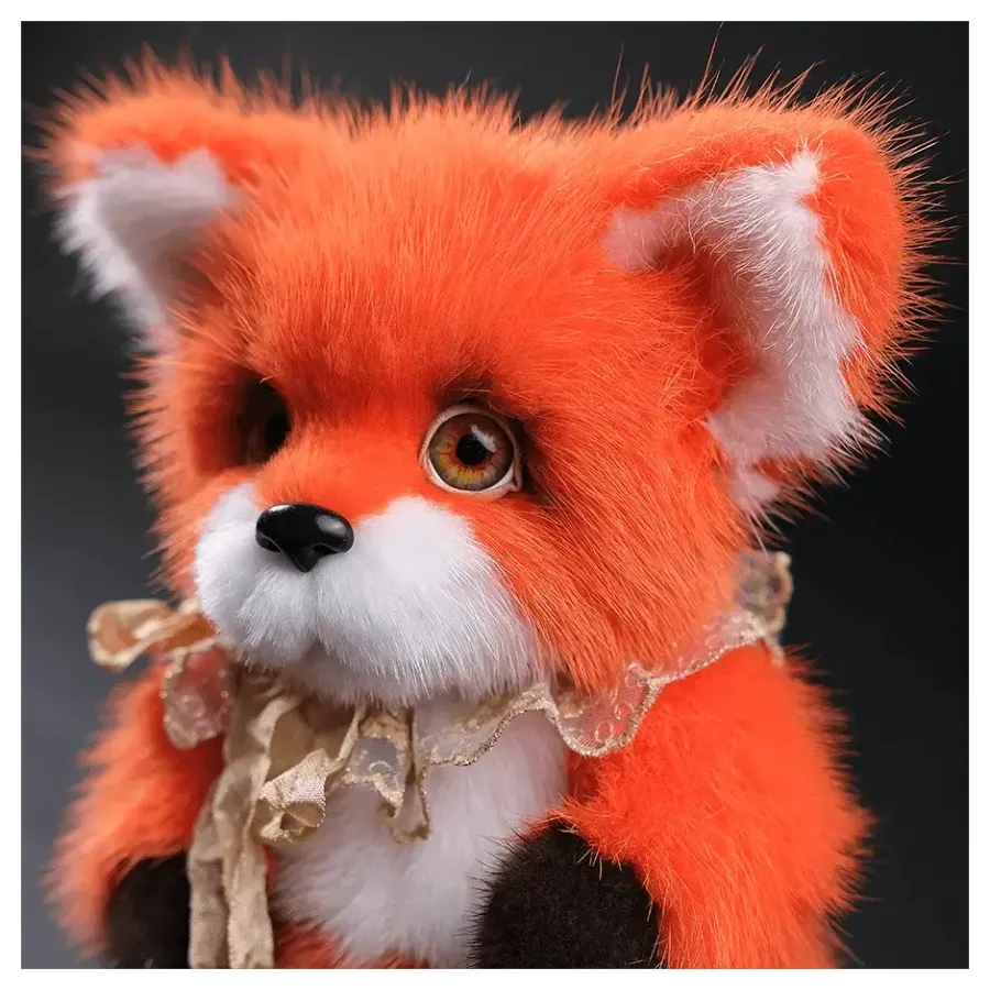 Мягкая игрушка из меха «Лисичка Ася»