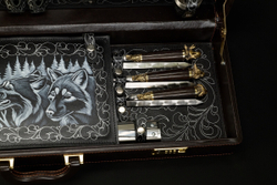 Подарочный набор для пикника в кейсе "Престиж"