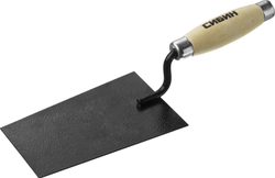 СИБИН 175 х 110 х 90 мм, деревянная ручка, стальная, кельма отделочника (0820-1)