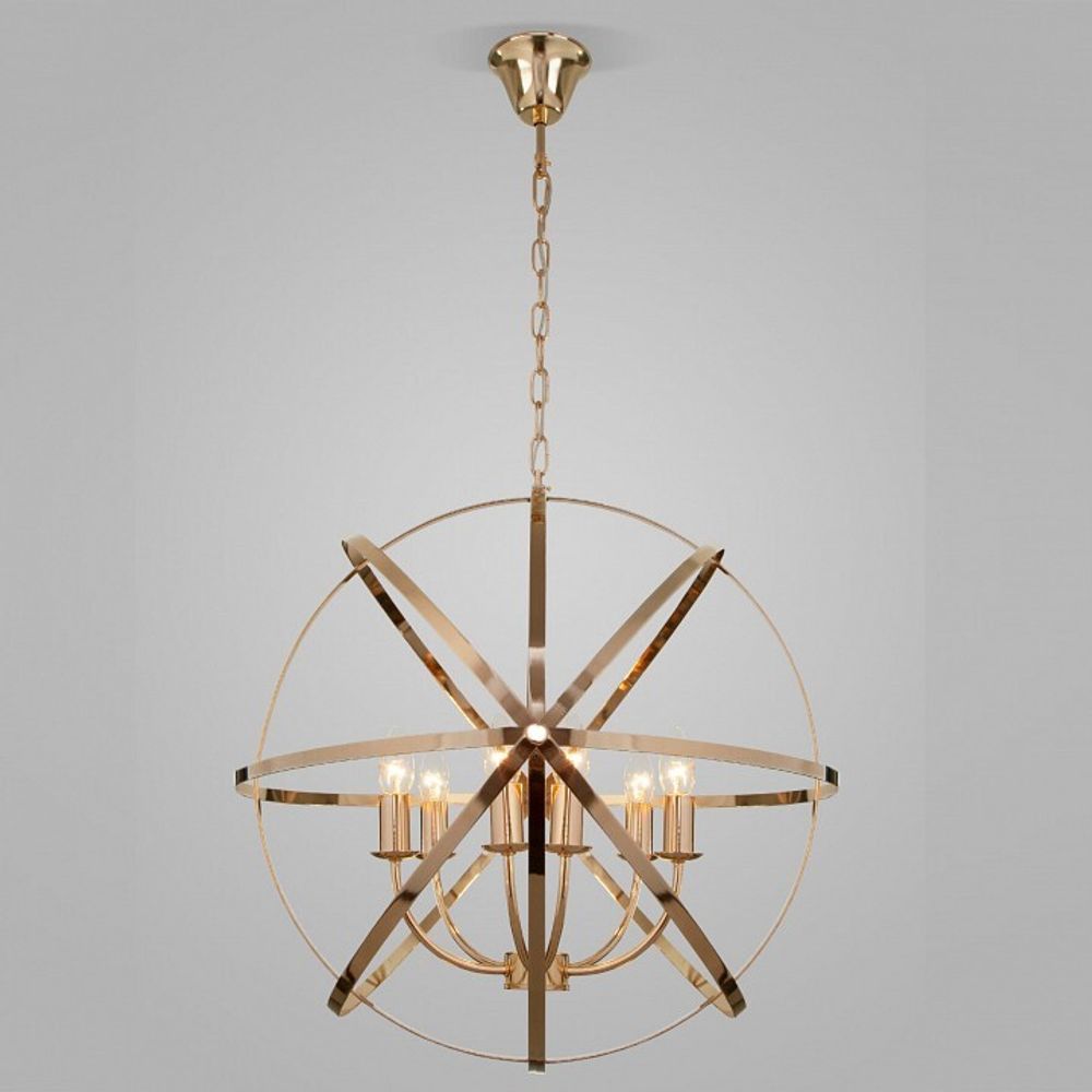 Подвесная люстра Eurosvet Santi 60139/6 золото