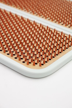 Доска садху Дерево инь-янь алюминиевые гвозди