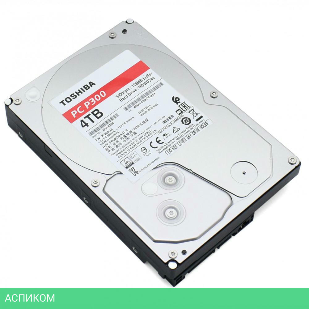 Жесткий диск Toshiba P300 4TB (HDWD240UZSVA)
