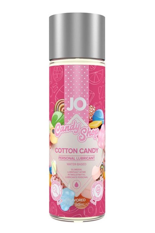 Смазка на водной основе Candy Shop Cotton Candy с ароматом сладкой ваты - 60 мл.