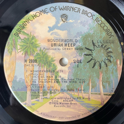 Винтажная виниловая пластинка LP Uriah Heep Wonderworld (USA 1974) Suicidal Man