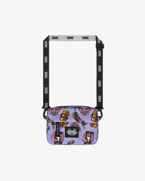 Сумка Hook Мессенджер Бастард 90-е фиолетовая