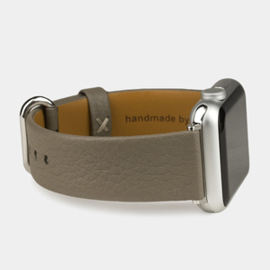 Ремешок кожаный для Apple Watch 42/44mm Classic бежевого цвета