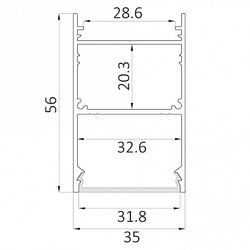 Накладной светильник 6063 LINE 3556 0412620