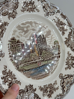 Тарелка 25см Johnson Brothers, Old Britain Castles
