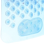 Коврик в ванну Селфи 70х35 ПВХ Бэтти синий