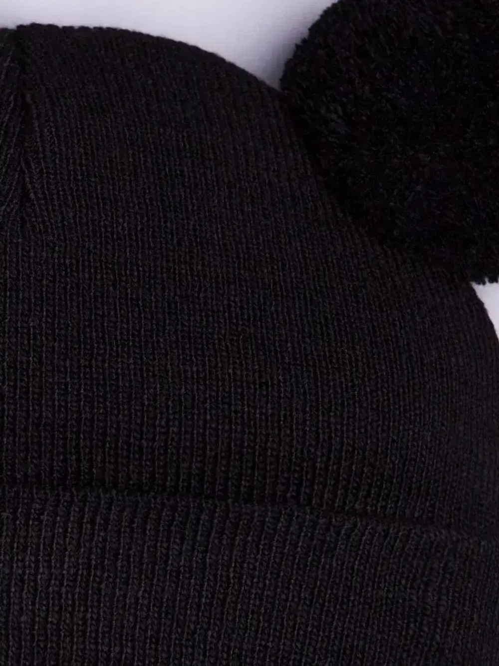 Шапка детская осенняя с помпонами