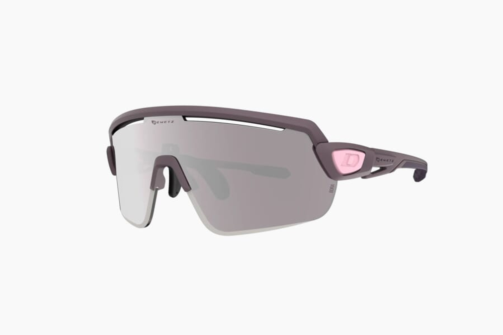 Спортивные очки Demetz G-Suit / Prune Matte V. Pink Mirror Silver Cat.3