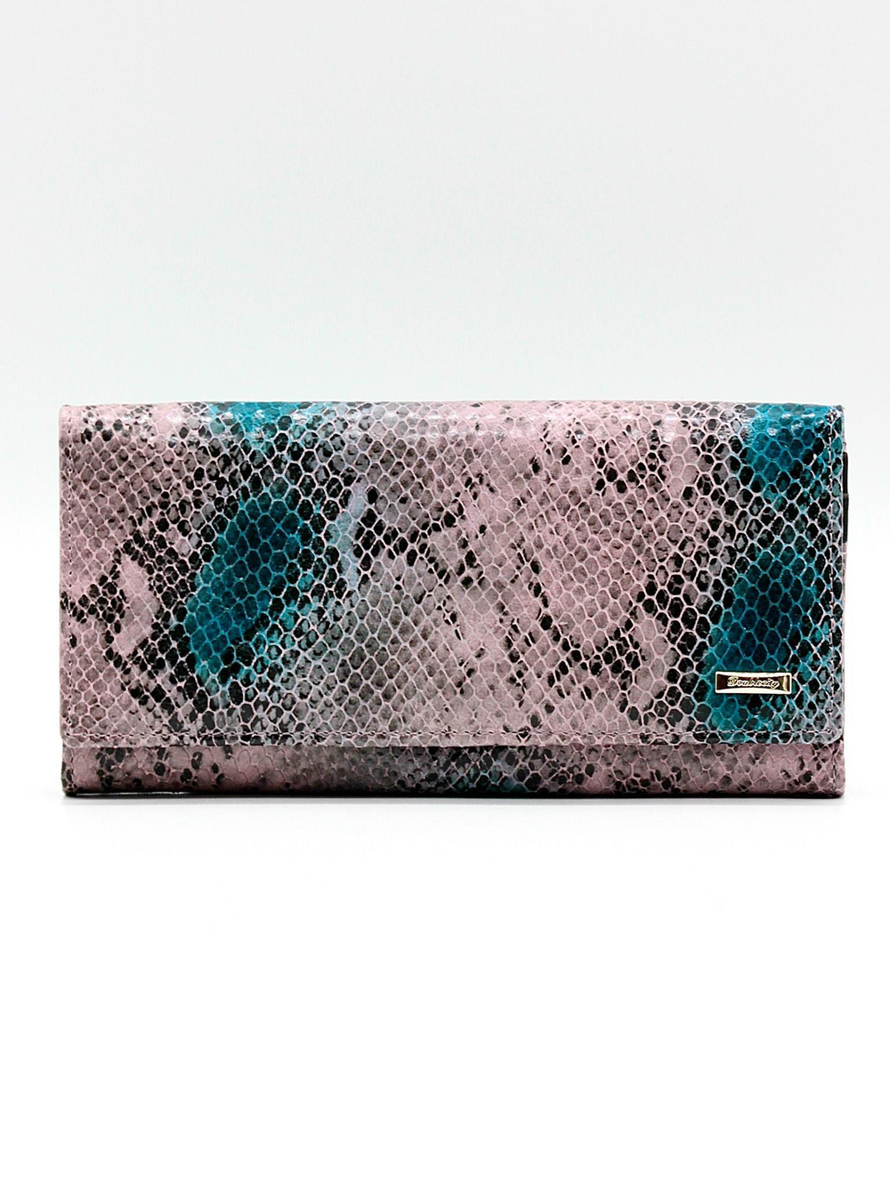 Стильный бежевый женский кошелёк из натуральной кожи Dublecity DC228-100C в подарочной коробке