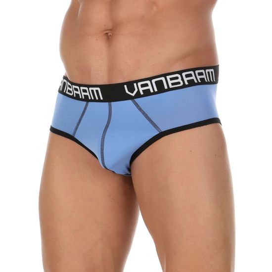 Мужские брифы голубые Van Baam VB50748